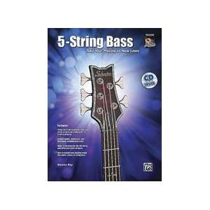  5 String Bass   Bass Guitar   Bk+CD Musical Instruments
