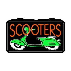    Scooters Backlit Lighted Imitation Neon Sign 
