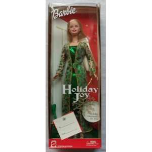  2003 Holiday Joy Barbie Doll Toys & Games