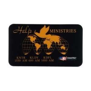  Collectible Phone Card: Help Ministries (World Map & Radio 