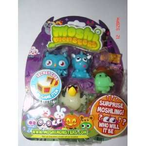   Monsters Exclusive Glow in the Dark 5 Pack (styles vary) Toys & Games