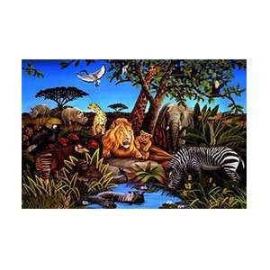 Jungle Animals   Large Wild Life Wall Mural 