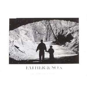  Father & Son, Wall Print, 20x16: Home & Kitchen