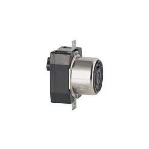  LEVITON 3771 Locking Recep,2P,3W,50A,250V DC/600V AC