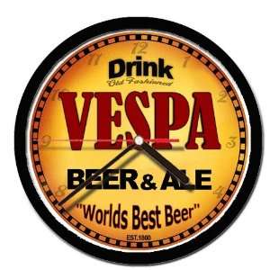  VESPA beer and ale cerveza wall clock: Everything Else