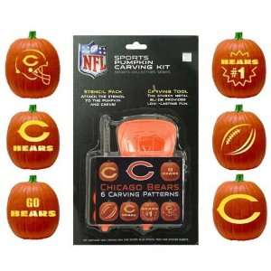  Chicago Bears Pumpkin Carving Kit: Sports & Outdoors