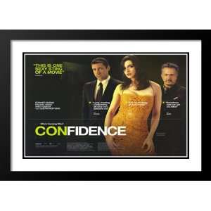  Confidence 20x26 Framed and Double Matted Movie Poster 