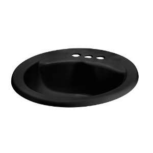 American Standard 0427.444.178 Cadet Round Countertop Sink with 4 Inch 