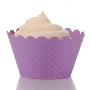  Dress My Cupcake Emma Orchid Purple Cupcake Wrappers, Set 