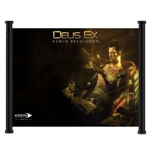  Deus Ex: Human Revolution Game Fabric Wall Scroll Poster 