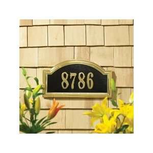   Satin Brass DeSign it Arch Plaque Frame (12796): Home & Kitchen