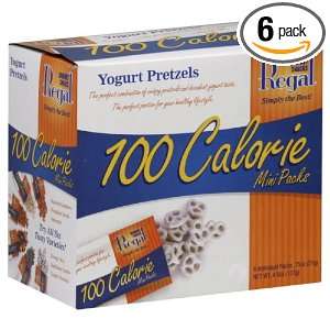 Regal 100 Calorie Yogurt Pretzel, 4.5 Ounce (Pack of 6)