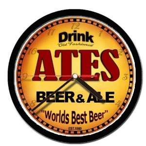  ATES beer and ale wall clock: Everything Else