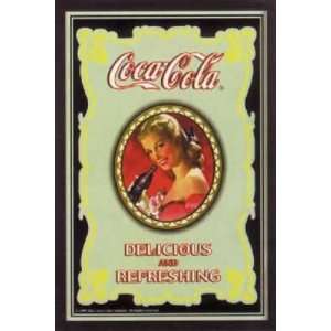  Coca Cola   Bar Mirror (Vintage Design) (Siez 9 x 12 