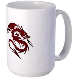  Red Winged Dragon Dragon Large Mug by CafePress 