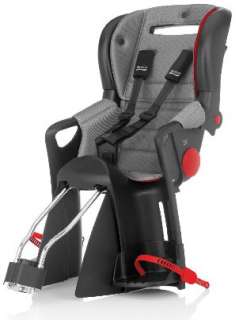 This seat features an adjustable safety harness, tall backrest, and 