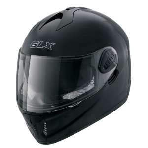  Motorcycle Helmet Full Face Glossy Black Helmet: Sports 