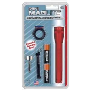  Maglite Minimag AA Combo   Red Body: Home Improvement