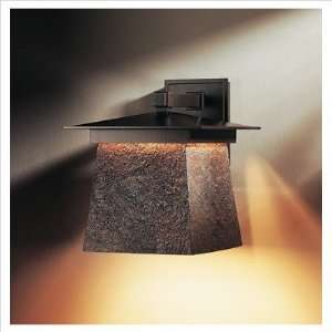   One Light Outdoor Wall Sconce Finish Black, Shade Color Iron Ore