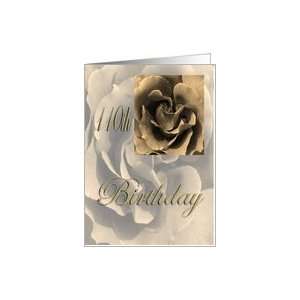  Happy 110th Birthday Rose in Sepia Card: Toys & Games