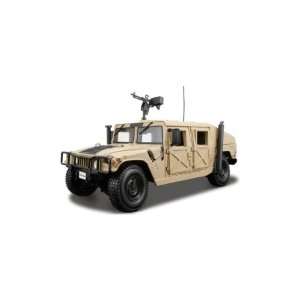  Humvee Military Sand Diecast Model 1/18 Die Cast Car By 