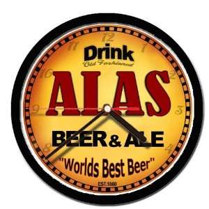  ALAS beer and ale wall clock: Everything Else