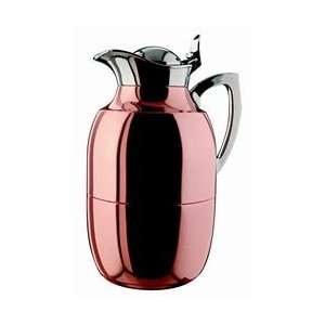   Liter 8 Cup Copper Carafe with Chrome Plated Trim: Kitchen & Dining