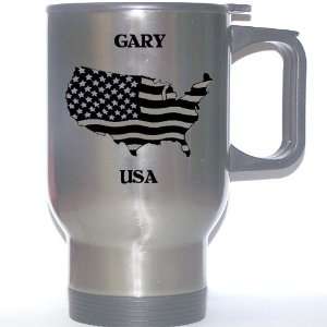  US Flag   Gary, Indiana (IN) Stainless Steel Mug 