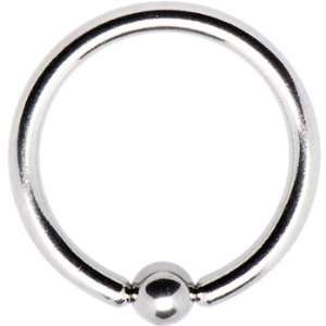  12 Gauge Steel Bcr Captive Ring 5/8 Inches 4mm: Jewelry