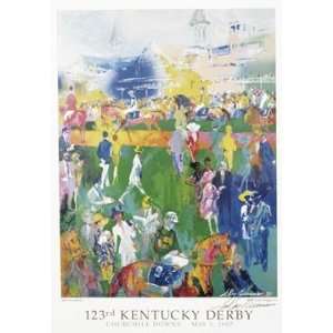  Leroy Neiman Kentucky Derby Collectors Print: Home 