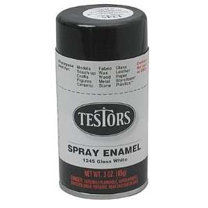  Testors 1245 Pla enamel white spray: Home Improvement