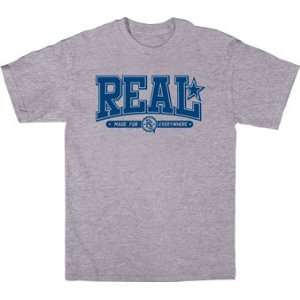  Real Dropout Skateboard T Shirt [X Large] Althetic Heather 