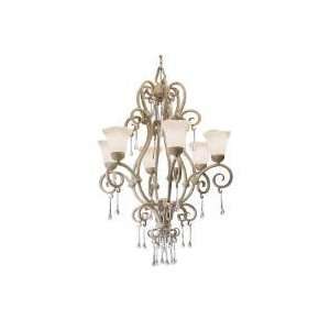   Palladium 6 Light Chandelier 27,,   3081 / 3081VE/1343   colo/3081