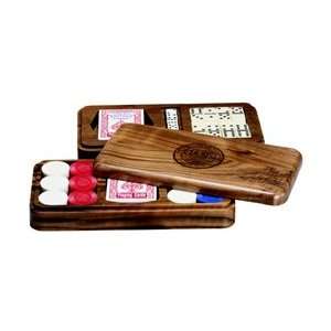  1417    Wood Poker Game Box: Sports & Outdoors