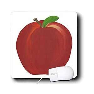    CherylsArt Fruit Food Art   Red Apple   Mouse Pads Electronics