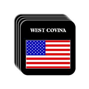  US Flag   West Covina, California (CA) Set of 4 Mini 