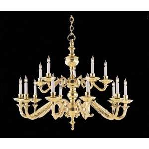  Nulco 1860 02 Polished Brass Federal Tuscan Ten Light Up 