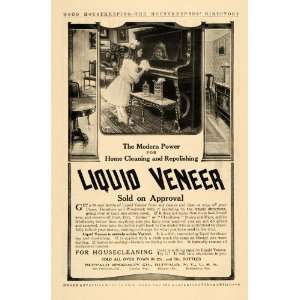  1909 Ad Buffalo Specialty Co. Liquid Veneer Piano Child 