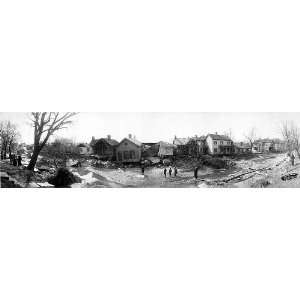   PANORAMA OF FLOOD DESTRUCTION CHILLICOTHE OHIO 1913 