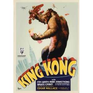  King Kong (1933) 27 x 40 Movie Poster Style D: Home 
