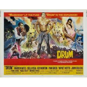 Drum Movie Poster (27 x 40 Inches   69cm x 102cm) (1976) Style B  (Ken 