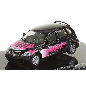  Ricko HO Chrysler PT Crusier   Black w/Pink Flames: Toys 