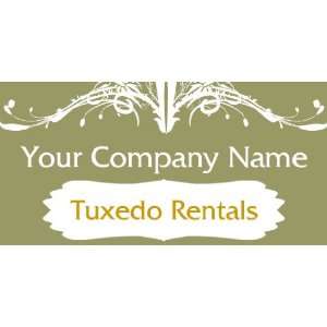    3x6 Vinyl Banner   Your Company Tuxedo Rentals 