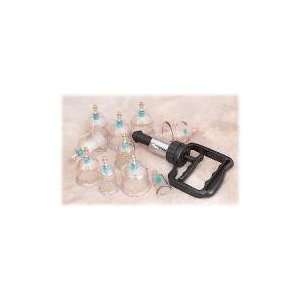  10 Cup Jar Cupping Set, Plastic: Health & Personal Care