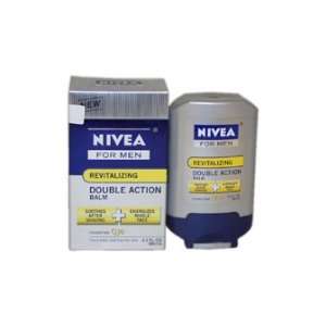 Revitalizing Double Action Shave Balm Nivea For Men 3.3 Ounce Natural 