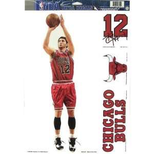  Chicago Bulls Kirk Hinrich Removable Car Truck Window Wall 