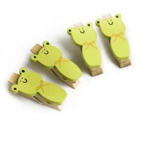   Smile Frog]   Wooden Clips / Wooden Clamps / Mini Clips Electronics