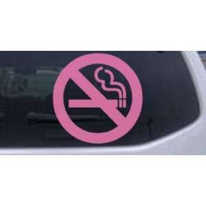  Pink 16in X 16.0in    No Smoking Car Window Wall Laptop 