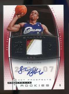 06 07 HOT PROSPECTS SHANNON BROWN AUTO PATCH #147/250  