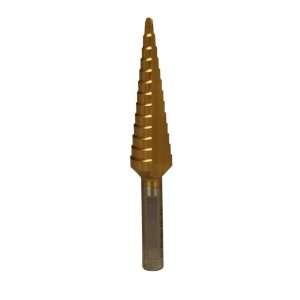   Step Drill Bit Titanium Coated 1/8 To 1/2 By 32nds: Home Improvement